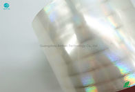 Material de embalaje flexible olográfico de la película del cigarrillo BOPP de la transparencia inodoro