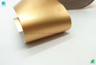 Oro del tabaco colorear 12 el papel brillante de papel de aluminio del micrón 55gsm