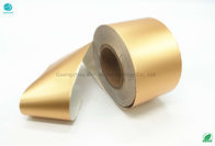 Oro del tabaco colorear 12 el papel brillante de papel de aluminio del micrón 55gsm