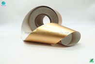 Cigarrillo mínimo del papel de papel de aluminio 32gsm de la fuerza 3kg/15m m de la tensión del oro