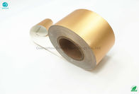 Tabaco de papel de alta resistencia del oro de papel de papel de aluminio 2 de la capa mate 70g /M2