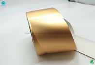 Papel de papel de aluminio de la aleación 8011 del color 76m m del oro