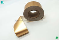 Papel duro de papel de aluminio de Matte Tobacco 85m m del oro de la tiesura el 50%