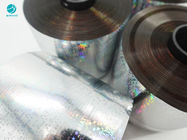 cinta olográfica de plata o del oro de 3m m del rasgón con el diseño modificado para requisitos particulares para el paquete