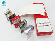 Logo Cardboard Cases For Full grabado en relieve personalizado fijó el paquete del cigarrillo