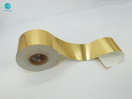 papel compuesto superficial liso de papel de aluminio del oro de 86m m para el paquete del cigarrillo