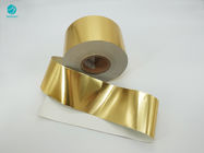 papel de papel de oro de papel de aluminio de embalaje del cigarrillo 0.3Mpa con genio suave