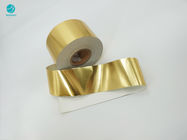 Papel de oro de papel de aluminio del paquete 0.3Mpa del cigarrillo con el logotipo modificado para requisitos particulares