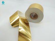 Papel de oro de papel de aluminio del paquete 0.3Mpa del cigarrillo con el logotipo modificado para requisitos particulares