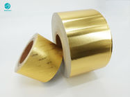 Papel grabado en relieve de papel de aluminio de Logo Composite Gold 8011 para el empaquetado del cigarrillo