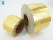 Logo Golden Aluminum Foil Paper grabado en relieve superficial liso para el paquete del cigarrillo