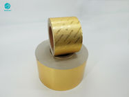 Papel compuesto de sellado caliente de papel de aluminio del oro 8011 para el empaquetado del cigarrillo