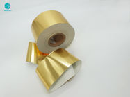Papel de empaquetado de aluminio 8011 de la categoría alimenticia del cigarrillo de oro compuesto del papel