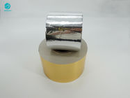 Papel de oro de plata de papel de aluminio del paquete del cigarrillo con la superficie lisa