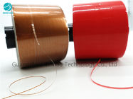 Sola línea cinta del rasgón del color de Brown para el embalaje del cigarrillo 1,6 milímetros 2 milímetros 3 milímetros