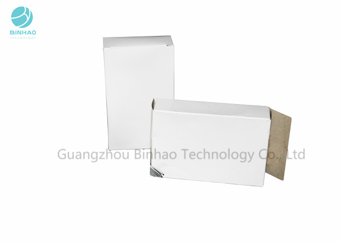 Cartón externo interno blanco/de la plata brillante de la cartulina de cigarrillo de las cajas del tabaco modificado para requisitos particulares
