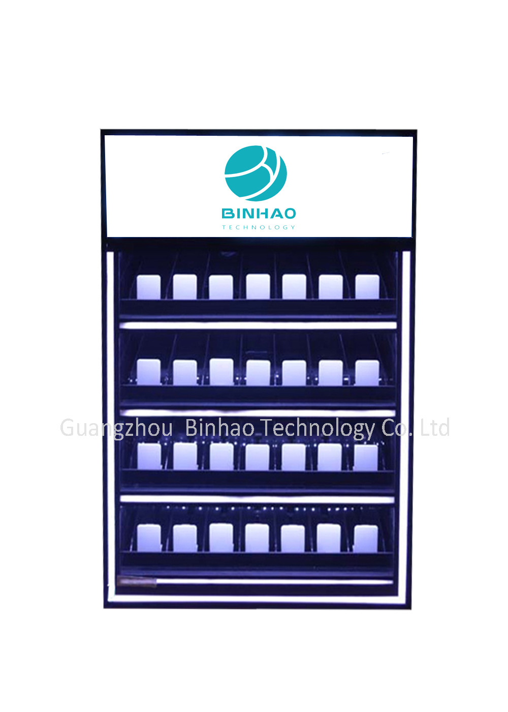 Gabinetes de exhibición de acrílico ligeros modificados para requisitos particulares de 3 capas LED para el cigarrillo/el tabaco