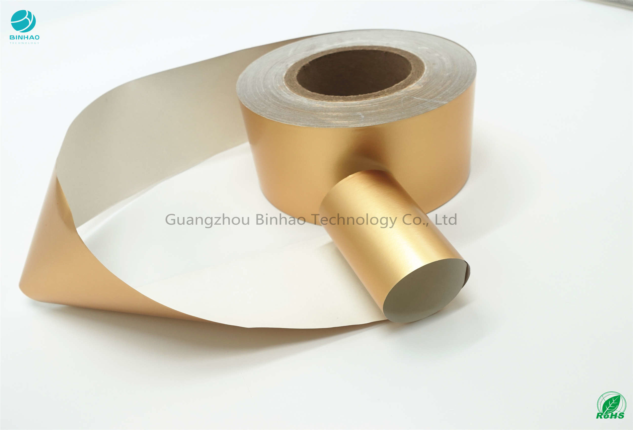 Hoja de papel de 76m m del aluminio adaptable del tabaco 55gsm