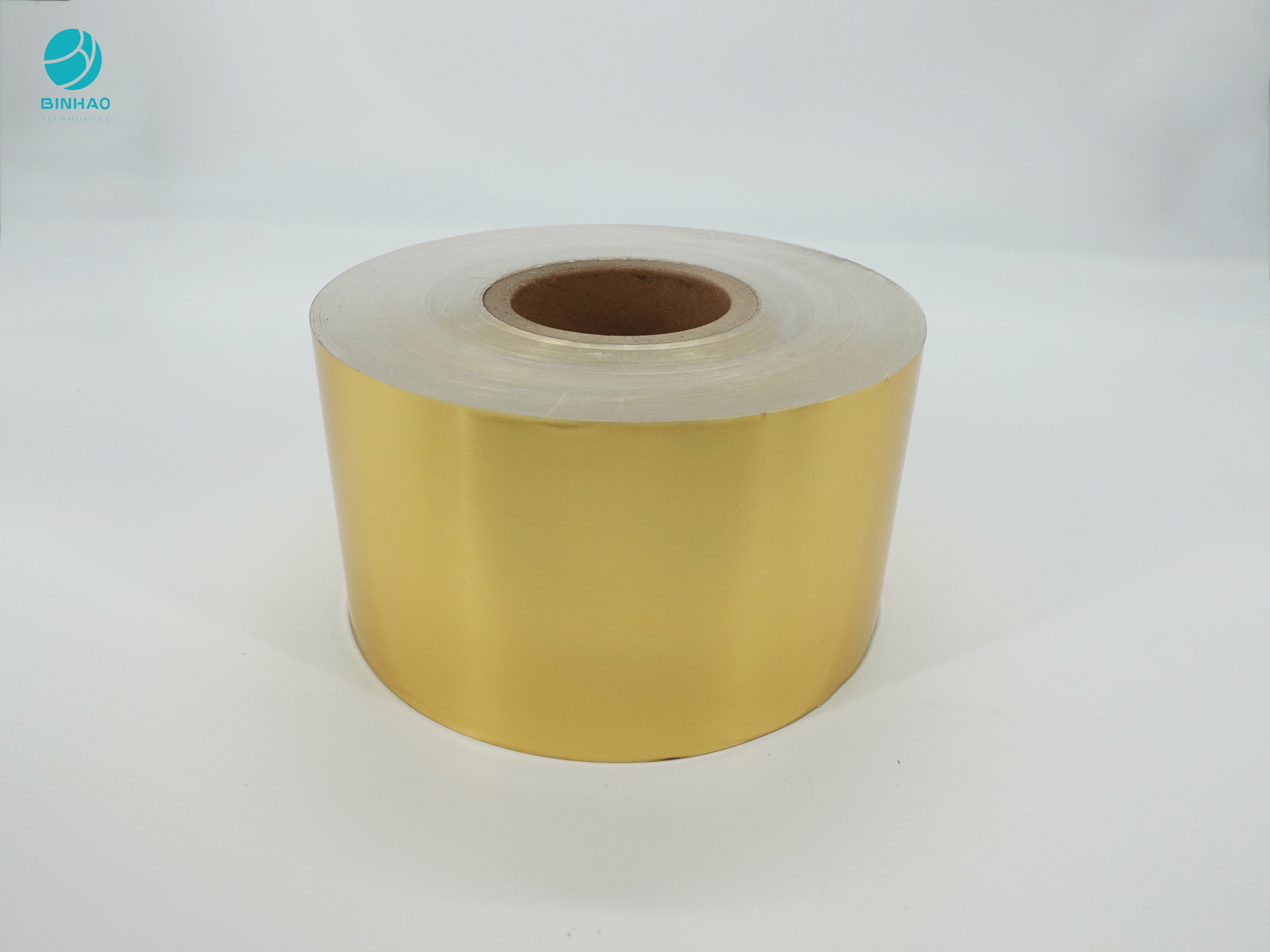 Papel compuesto de papel de aluminio del oro brillante 8011 para el empaquetado interno del cigarrillo