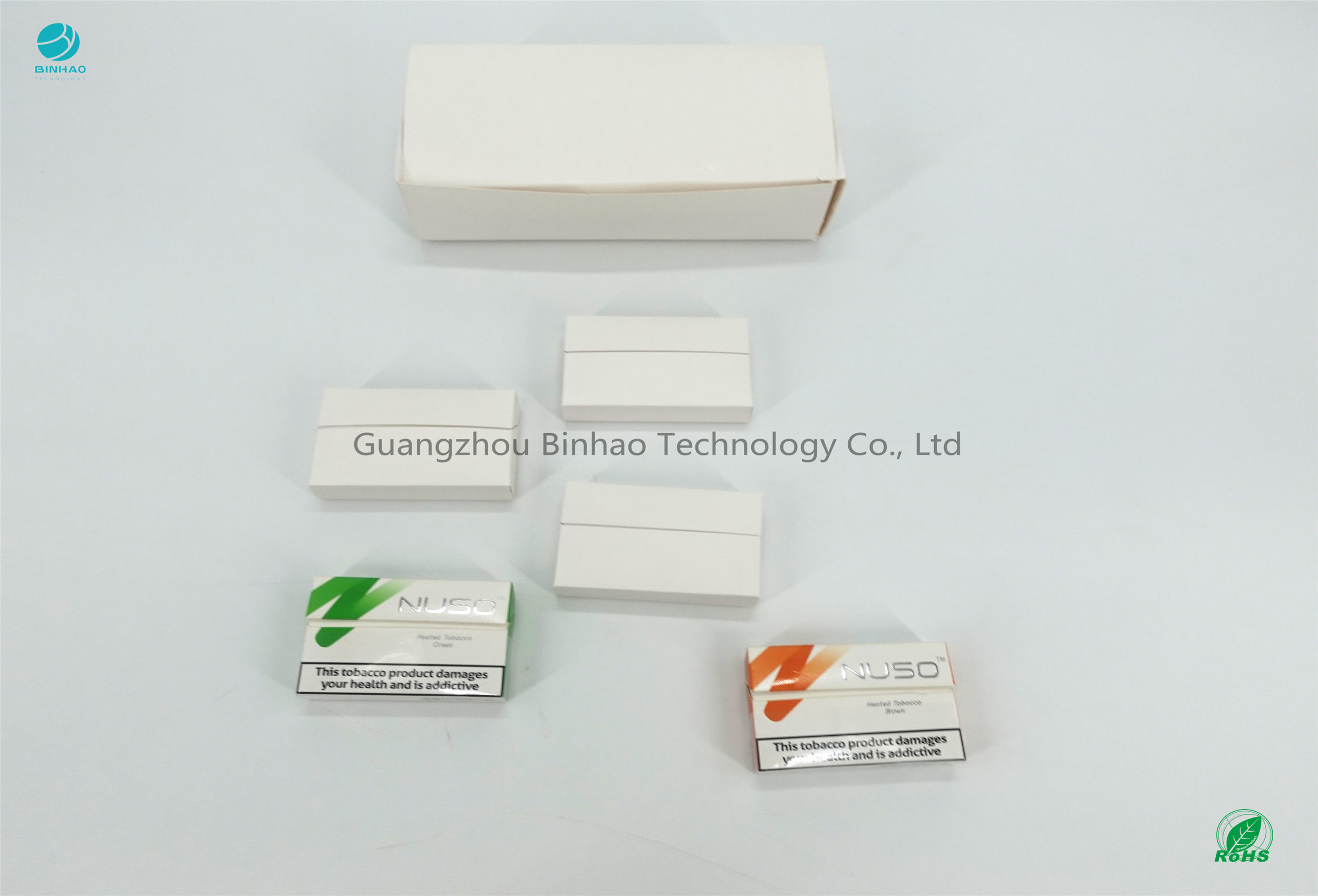 Las cajas recicladas empaquetan los materiales para la capa del color de la impresión del E-tabaco de HNB